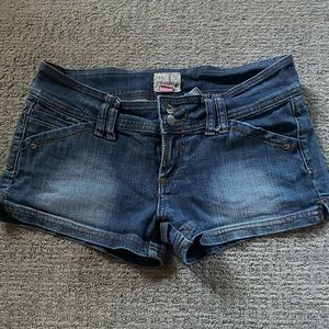 mudd low rise shorts